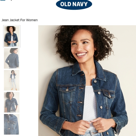 Old Navy Jackets & Blazers - OLD NAVY DARK AUTHENTIC DENIM JACKET SMALL PETITE